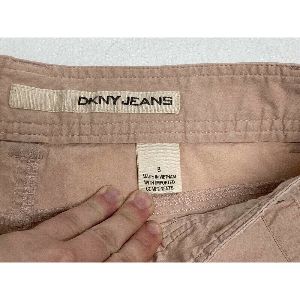 DKNY Jeans Light Pink Shorts Size 8 Pockets - Picture 3 of 4